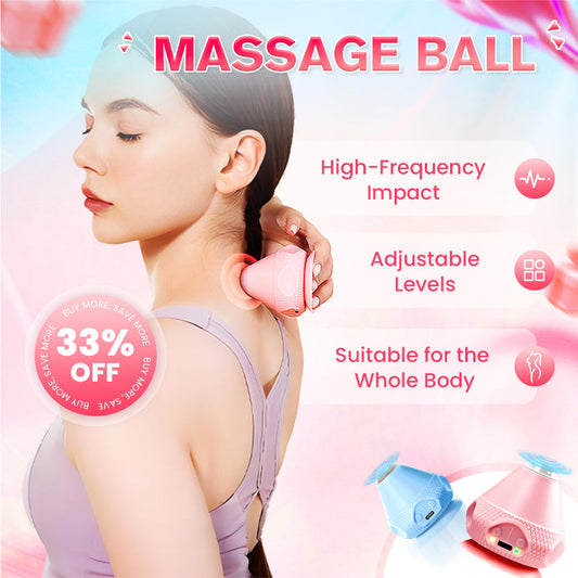 🔥 Trigger Point Self-Massage Ball with Suction Cup – Täydellinen rentoutuminen lihaksille ja keholle!