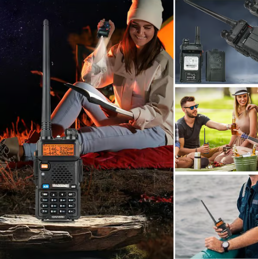 UV-5R Ham Radio Pitkä kantama UV5R Kaksikanavainen radiopuhelin Dual Band WalkieTalkie