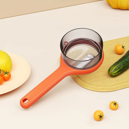 🥒Monikäyttöinen kuorimakone, jossa on jätteiden keräysastia