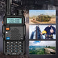 UV-5R Ham Radio Pitkä kantama UV5R Kaksikanavainen radiopuhelin Dual Band WalkieTalkie