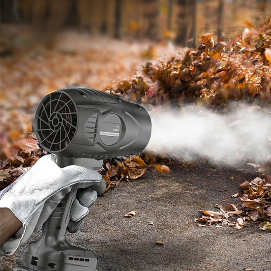 Tehokas akkukäyttöinen turbopuhallin