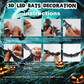 🦇Halloween 3D-valaistut lepakot