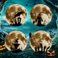 🦇Halloween 3D-valaistut lepakot