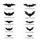 🦇Halloween 3D-valaistut lepakot