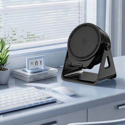 3-in-1 Langaton Laturi Magneettinen Jalusta Bluetooth Kaiutin