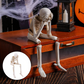 Paha luurankofiguuri goottilaiseen ja halloween-koristeisiin