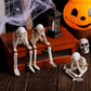 Paha luurankofiguuri goottilaiseen ja halloween-koristeisiin