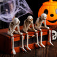 Paha luurankofiguuri goottilaiseen ja halloween-koristeisiin