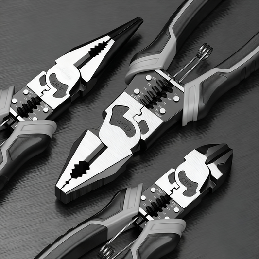 9" monitoimiset linjamiehen pihdit johdonkuorijalla