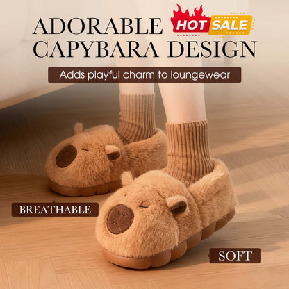 Lämpimät sisäkäyttöön luistamattomat Capybara-tossut