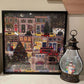 Vintage Square Puzzle Frame for Wall Display