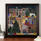 Vintage Square Puzzle Frame for Wall Display