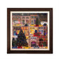 Vintage Square Puzzle Frame for Wall Display