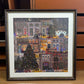 Vintage Square Puzzle Frame for Wall Display