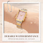 ⌚Elegantti suorakulmainen kvartsikello naisille